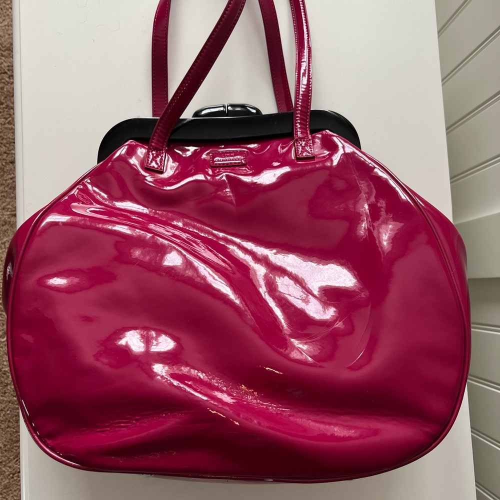 Magenta Lulu Guinness purse